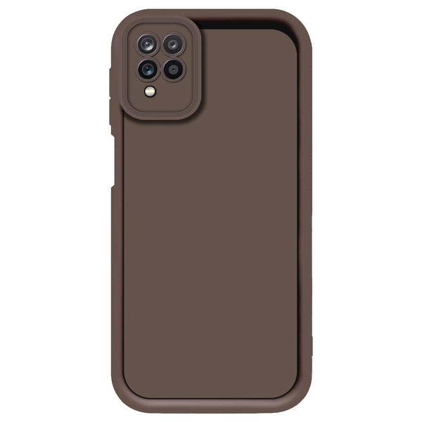 Skinlee Step Up Series - Soft Silicone Case - Brown - Samsung Galaxy A12 Nacho