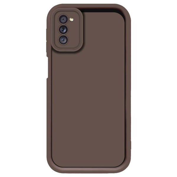 Skinlee Step Up Series - Soft Silicone Case - Brown - Samsung Galaxy A02s