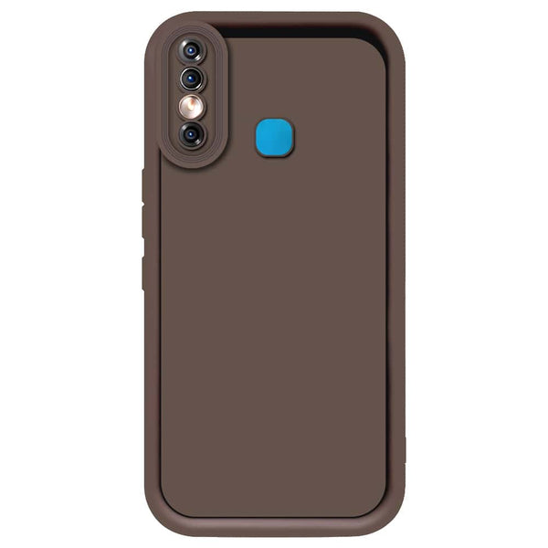 Skinlee Step Up Series - Soft Silicone Case - Brown - Infinix Hot 8
