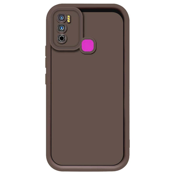 Skinlee Step Up Series - Soft Silicone Case - Brown - Infinix Hot 9 Play