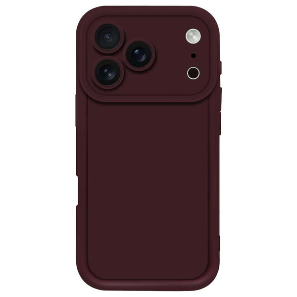 Skinlee Step Up Series - Soft Silicone Case - Maroon - iPhone 17 Pro