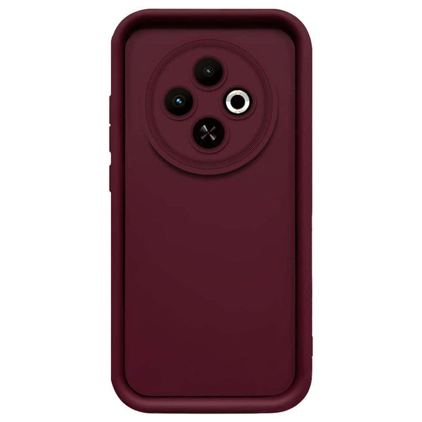 Skinlee Step Up Series - Soft Silicone Case - Mehroon - Xiaomi Redmi 14C