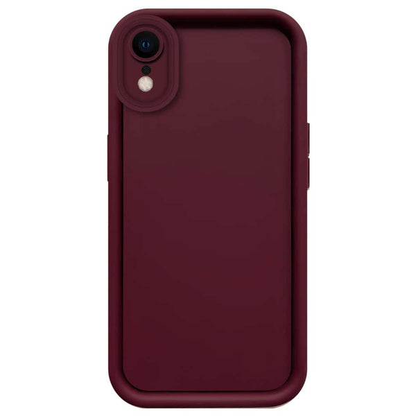 Skinlee Step Up Series - Soft Silicone Case - Mehroon - iPhone XR
