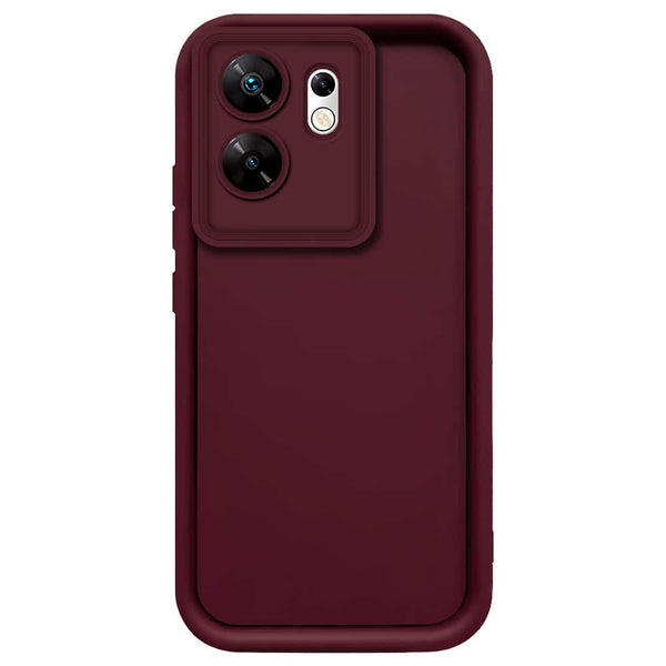 Skinlee Step Up Series - Soft Silicone Case - Mehroon - Infinix Zero 30 4G