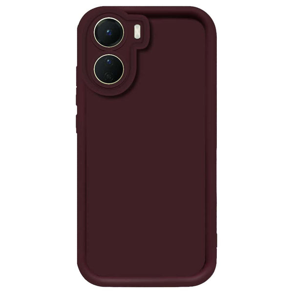 Skinlee Step Up Series - Soft Silicone Case - Mehroon - Vivo Y16