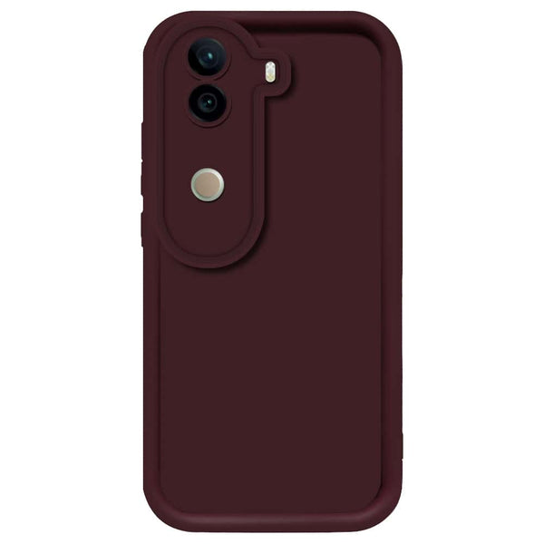 Skinlee Step Up Series - Soft Silicone Case - Mehroon - Vivo iQOO Z9s