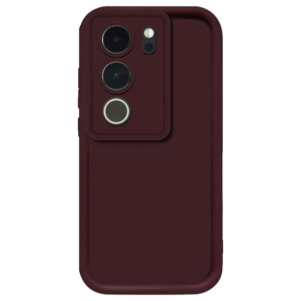 Skinlee Step Up Series - Soft Silicone Case - Mehroon - Vivo V29