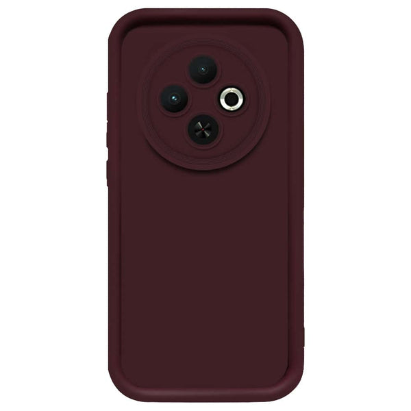 Skinlee Step Up Series - Soft Silicone Case - Mehroon - Xiaomi Redmi 14C