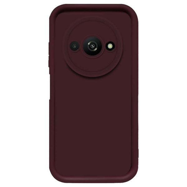 Skinlee Step Up Series - Soft Silicone Case - Mehroon - Xiaomi Poco C61