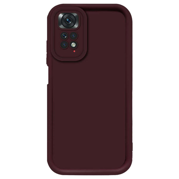 Skinlee Step Up Series - Soft Silicone Case - Mehroon - Xiaomi Redmi Note 11