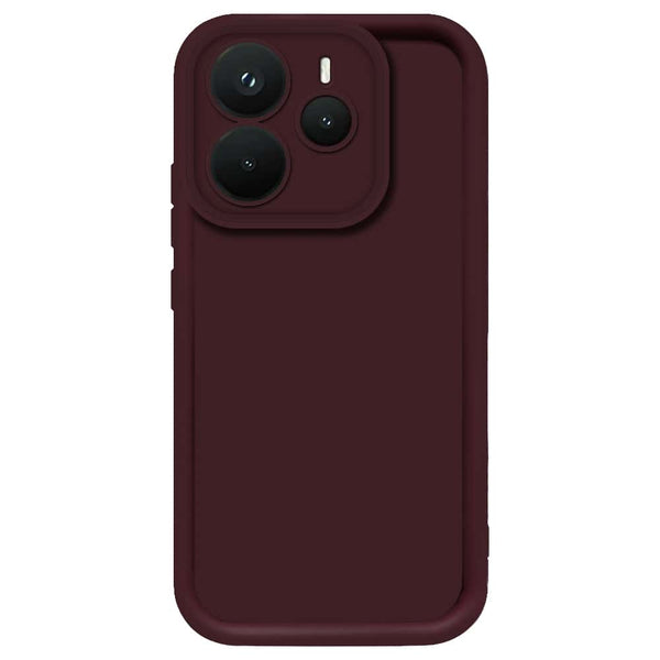 Skinlee Step Up Series - Soft Silicone Case - Mehroon - Xiaomi Redmi Note 14 4G