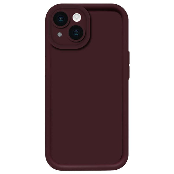 Skinlee Step Up Series - Soft Silicone Case - Mehroon - iPhone 13