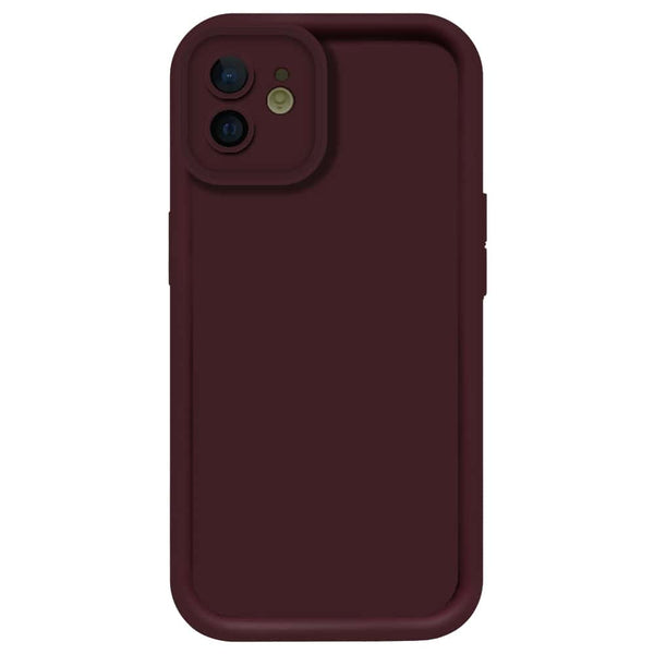 Skinlee Step Up Series - Soft Silicone Case - Mehroon - iPhone 11