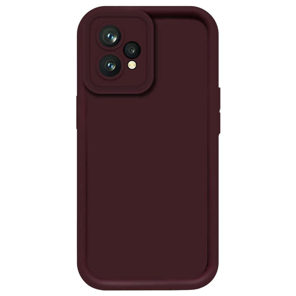 Skinlee Step Up Series - Soft Silicone Case - Mehroon - Realme 9 4G