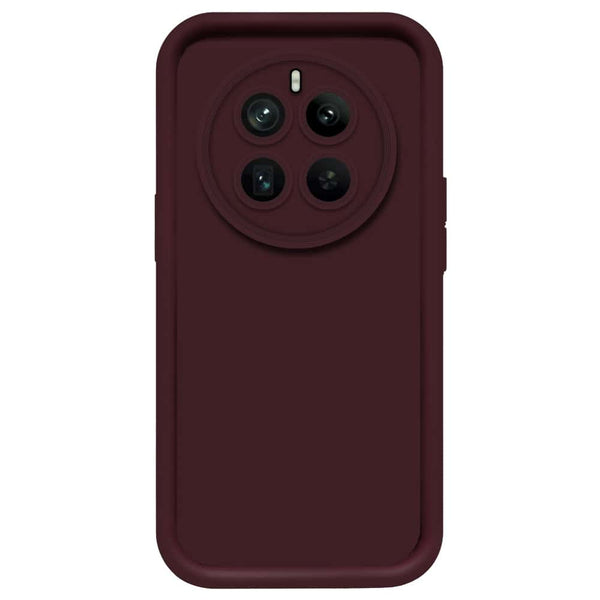 Skinlee Step Up Series - Soft Silicone Case - Mehroon - Realme 12 4G