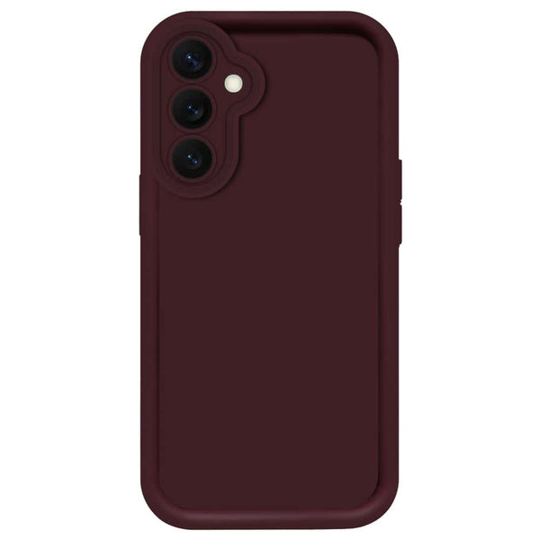 Skinlee Step Up Series - Soft Silicone Case - Mehroon - Samsung Galaxy S25