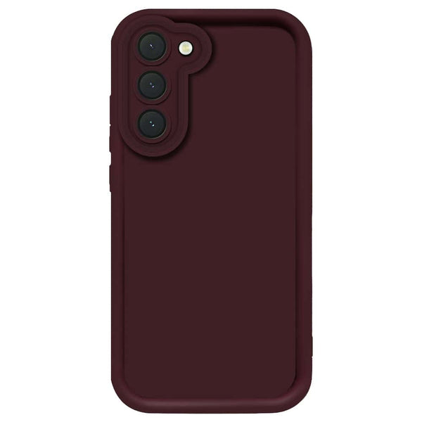 Skinlee Step Up Series - Soft Silicone Case - Mehroon - Samsung Galaxy S23 5G
