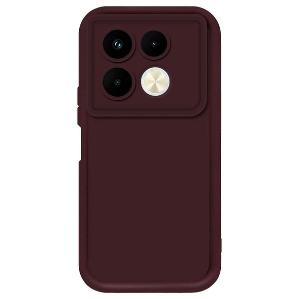 Skinlee Step Up Series - Soft Silicone Case - Mehroon - Infinix Note 40 Pro
