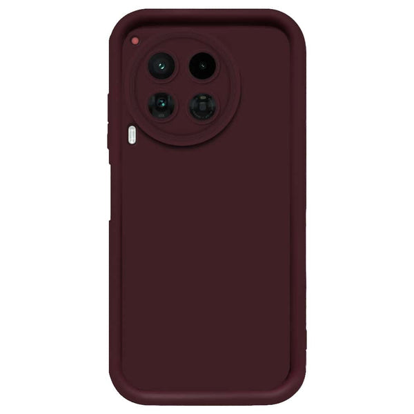 Skinlee Step Up Series - Soft Silicone Case - Mehroon - Tecno Camon 30