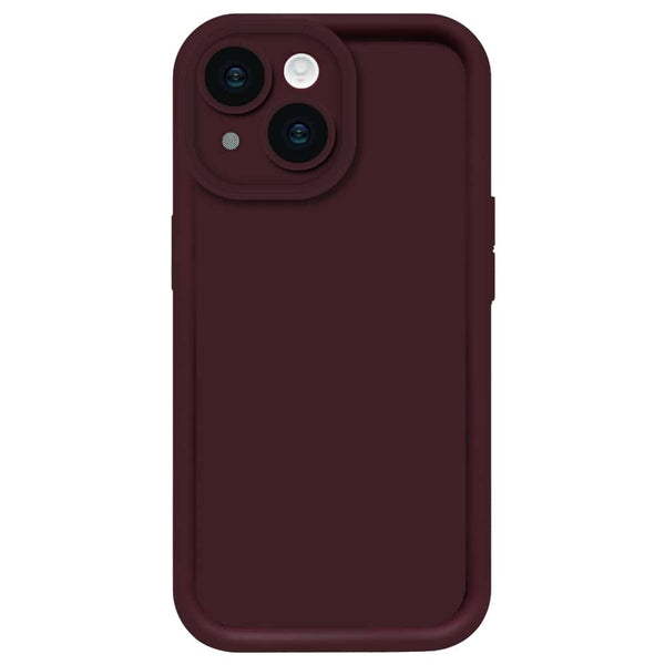 Skinlee Step Up Series - Soft Silicone Case - Mehroon - iPhone 15 Plus