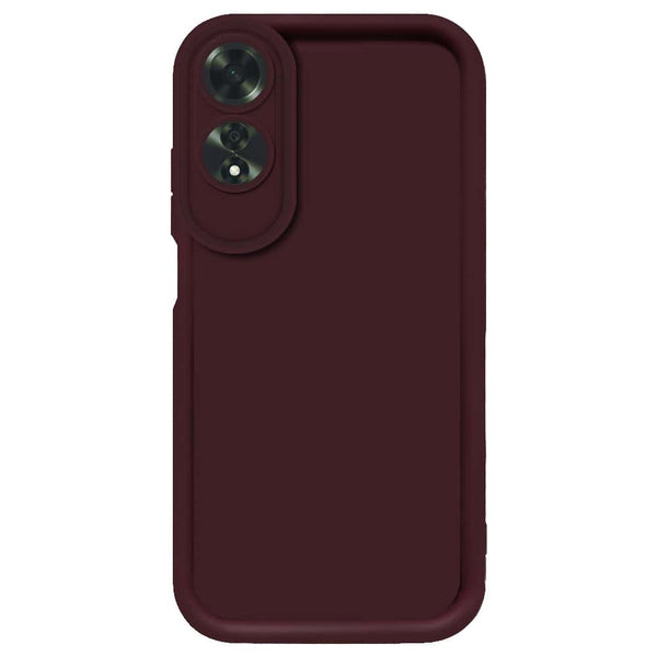 Skinlee Step Up Series - Soft Silicone Case - Mehroon - Oppo A60
