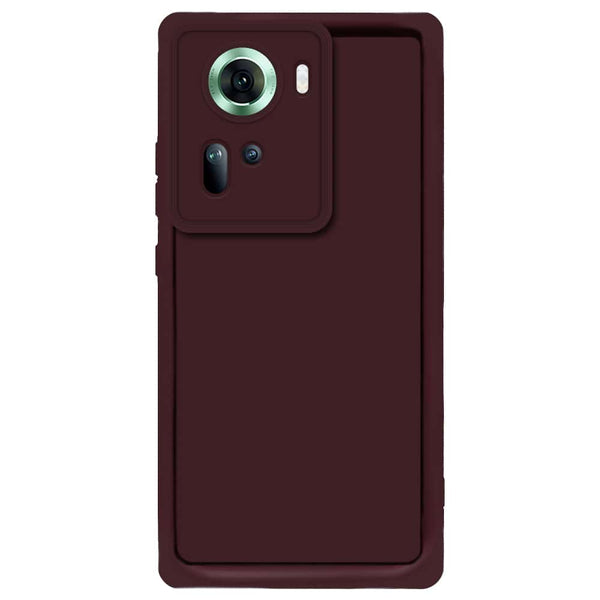 Skinlee Step Up Series - Soft Silicone Case - Mehroon - Oppo Reno 11