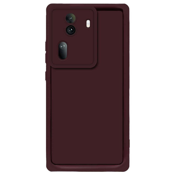 Skinlee Step Up Series - Soft Silicone Case - Mehroon - Oppo Reno 11 Pro