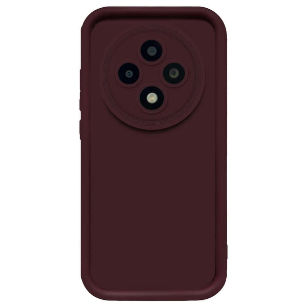 Skinlee Step Up Series - Soft Silicone Case - Mehroon - Oppo Reno 12F 4G