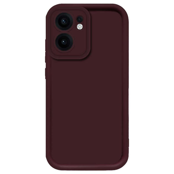 Skinlee Step Up Series - Soft Silicone Case - Mehroon - Oppo Reno 13F 4G