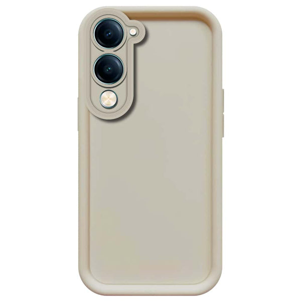 Skinlee Step Up Series - Soft Silicone Case - Offwhite - Vivo Y04