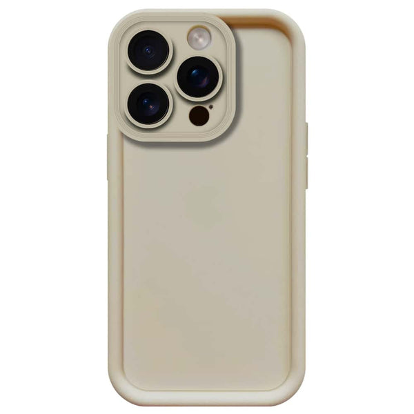 Skinlee Step Up Series - Soft Silicone Case - Offwhite - iPhone 14 Pro Max