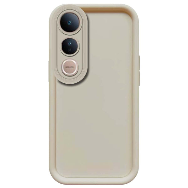 Skinlee Step Up Series - Soft Silicone Case - Offwhite - Vivo V50 Lite