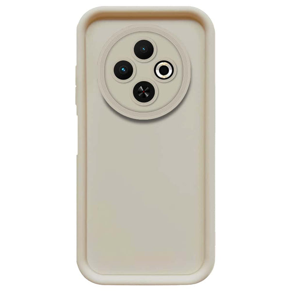 Skinlee Step Up Series - Soft Silicone Case - Offwhite - Xiaomi Redmi 14C