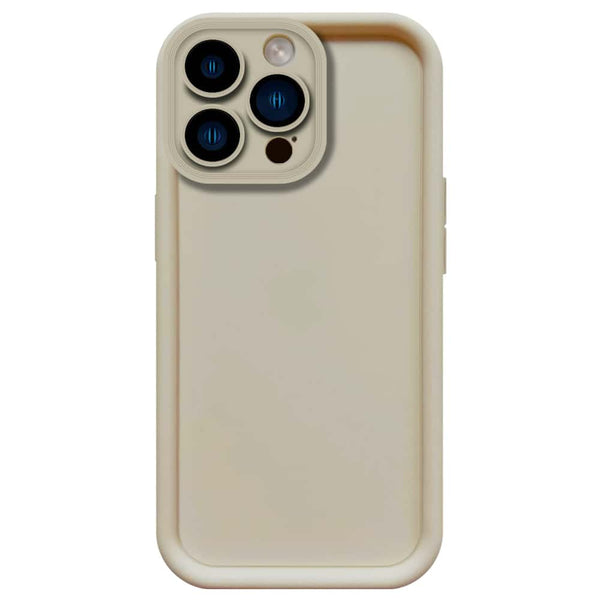 Skinlee Step Up Series - Soft Silicone Case - Offwhite - iPhone 13 Pro