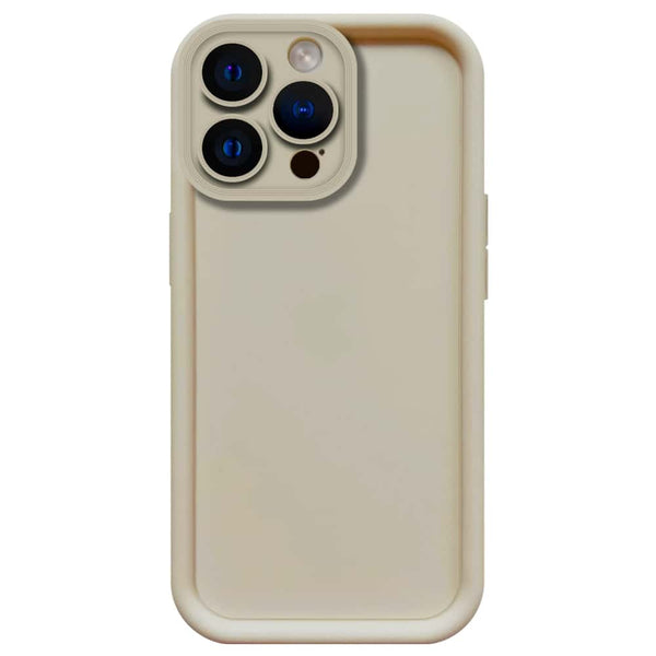 Skinlee Step Up Series - Soft Silicone Case - Offwhite - iPhone 12 Pro Max