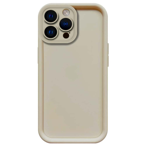 Skinlee Step Up Series - Soft Silicone Case - Offwhite - iPhone 12 Pro