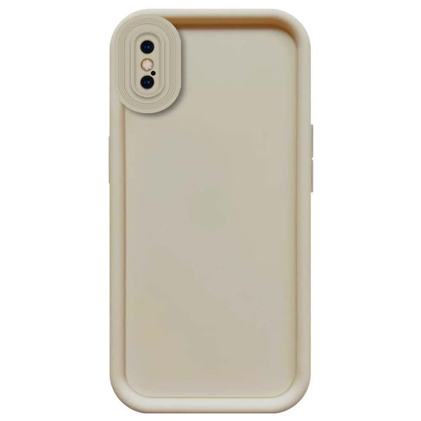 Skinlee Step Up Series - Soft Silicone Case - Offwhite - iPhone XS Max