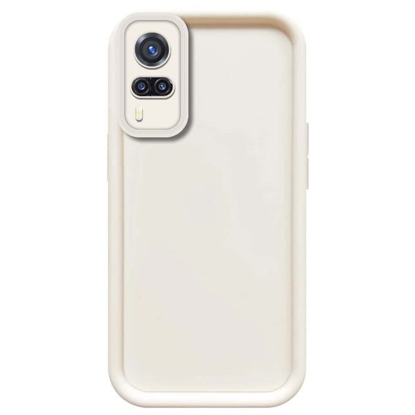 Skinlee Step Up Series - Soft Silicone Case - Offwhite - Vivo Y51s