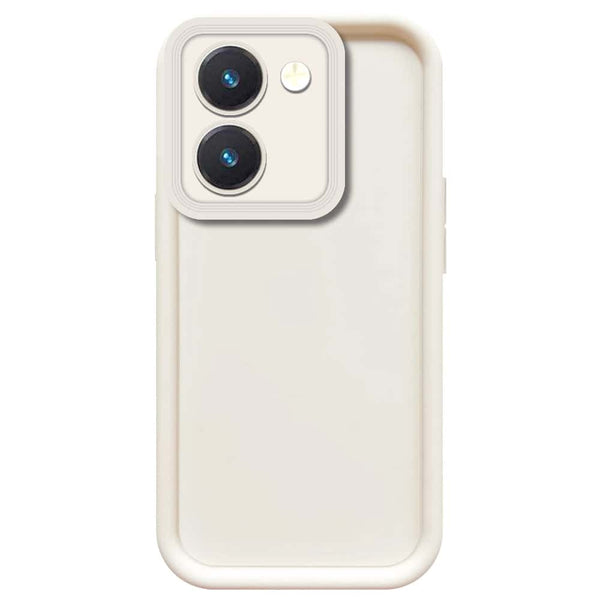 Skinlee Step Up Series - Soft Silicone Case - Offwhite - Vivo Y36 4G