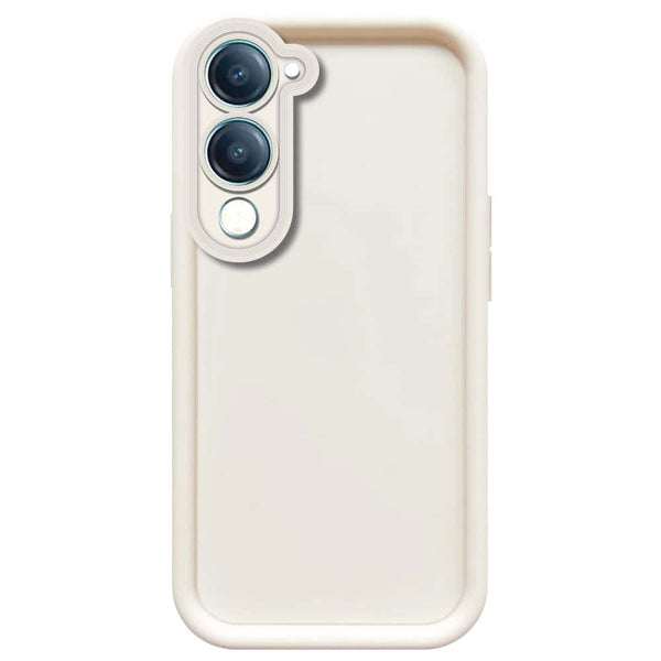 Skinlee Step Up Series - Soft Silicone Case - Offwhite - Vivo Y04