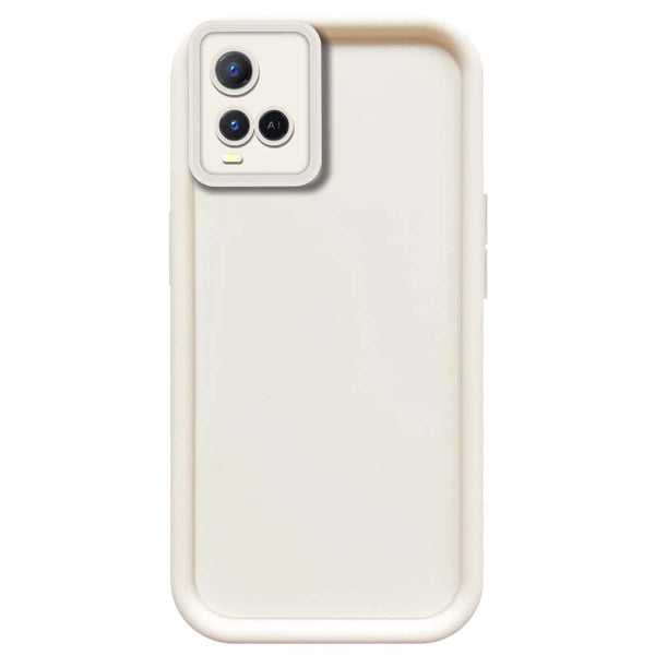 Skinlee Step Up Series - Soft Silicone Case - Offwhite - Vivo Y33s