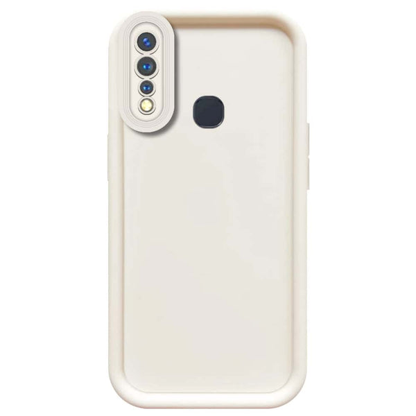 Skinlee Step Up Series - Soft Silicone Case - Offwhite - Vivo Y19