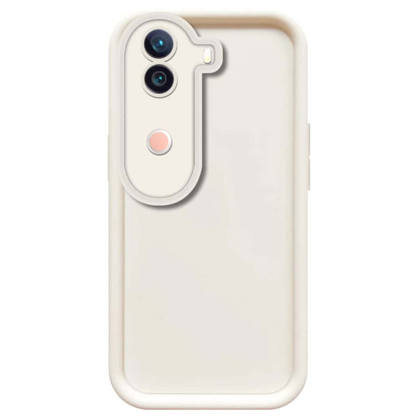 Skinlee Step Up Series - Soft Silicone Case - Offwhite - Vivo V40e