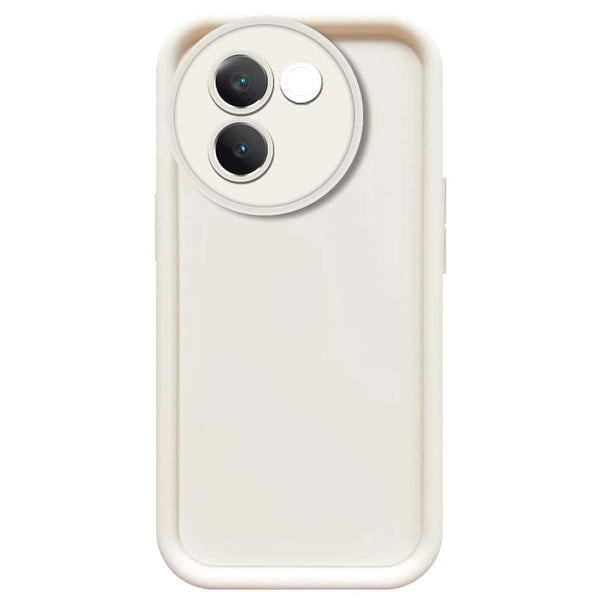 Skinlee Step Up Series - Soft Silicone Case - Offwhite - Vivo V30e