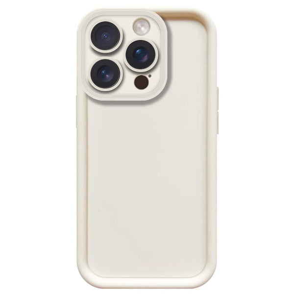 Skinlee Step Up Series - Soft Silicone Case - Offwhite - iPhone 14 Pro