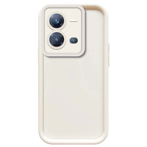 Skinlee Step Up Series - Soft Silicone Case - Offwhite - Vivo V25e