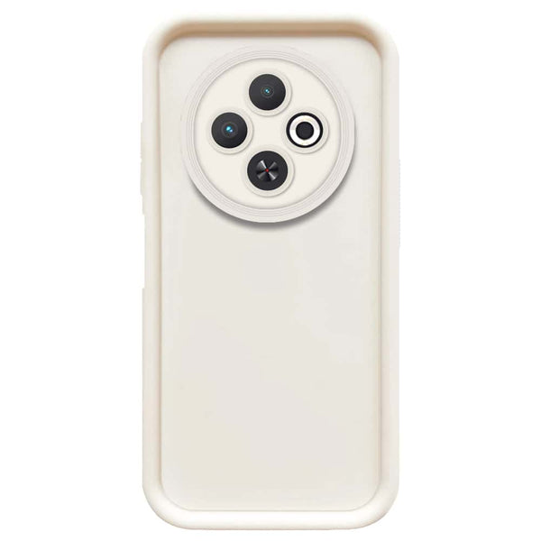 Skinlee Step Up Series - Soft Silicone Case - Offwhite - Xiaomi Redmi 14R
