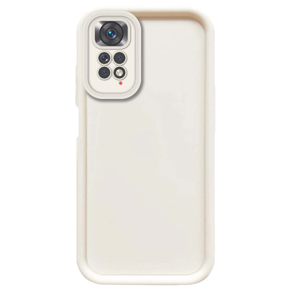 Skinlee Step Up Series - Soft Silicone Case - Offwhite - Xiaomi Redmi Note 11