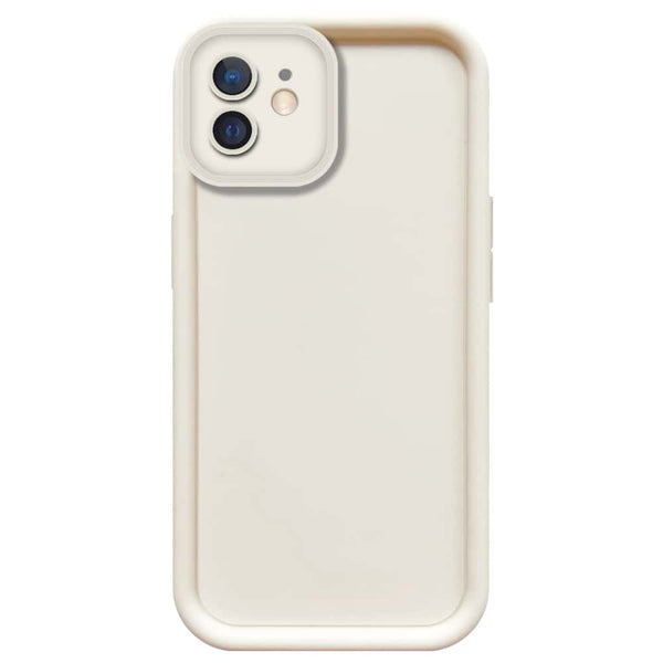 Skinlee Step Up Series - Soft Silicone Case - Offwhite - iPhone 12