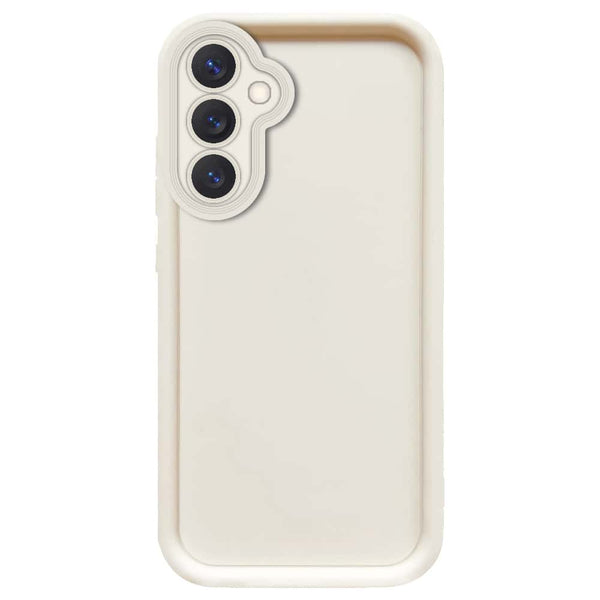 Skinlee Step Up Series - Soft Silicone Case - Offwhite - Samsung Galaxy S25